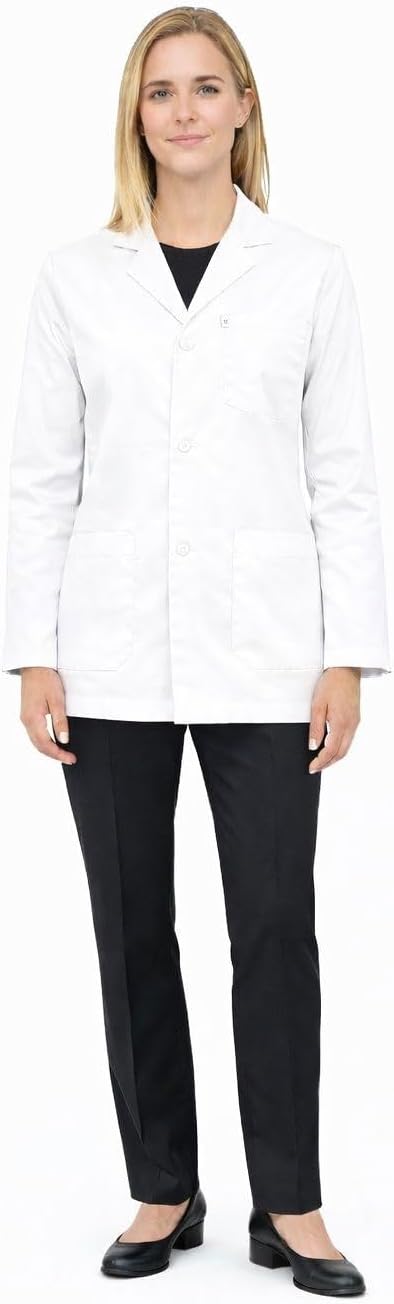 Unisex Lab Coat, 60% Cotton Medical Doctor Consultation Coat