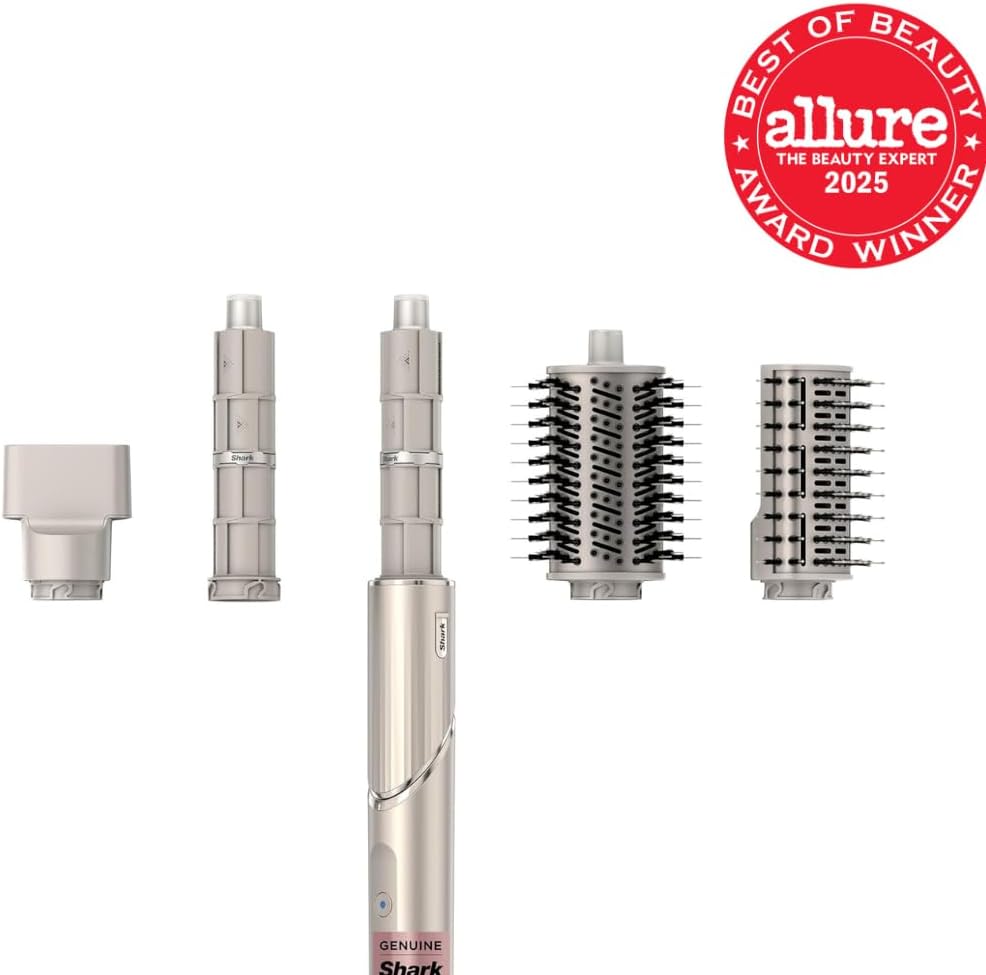 FlexStyle | Air Multi-Styler & Drying System | Hair Dryer Brush for Blowouts with Coanda Auto- Wrap Curlers, Oval &