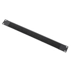 1U Half-Open Brush Panel Rack Mount Blanking Plate