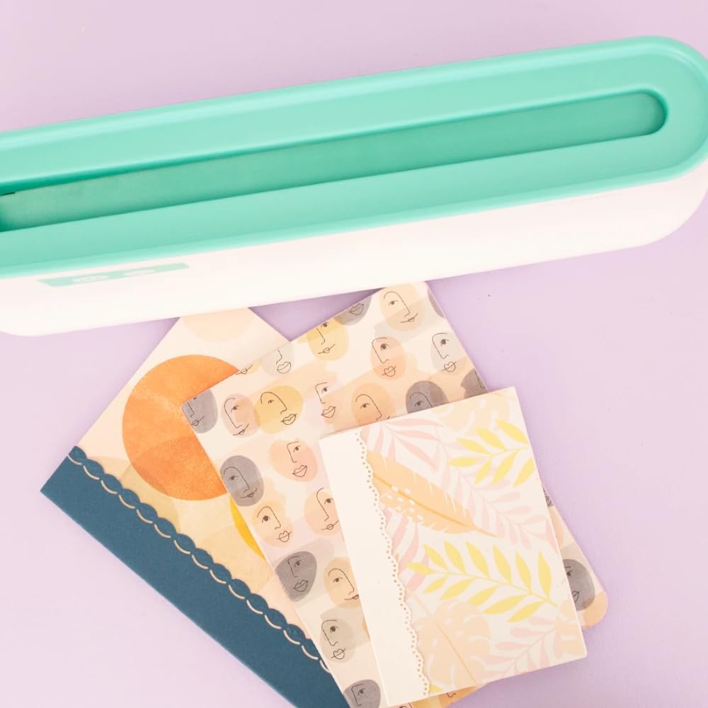 Minty Thermal Binding Machine with 3 Color Binding Spines Set, Book Binder for Scrapbooking Projects, DIY Journals