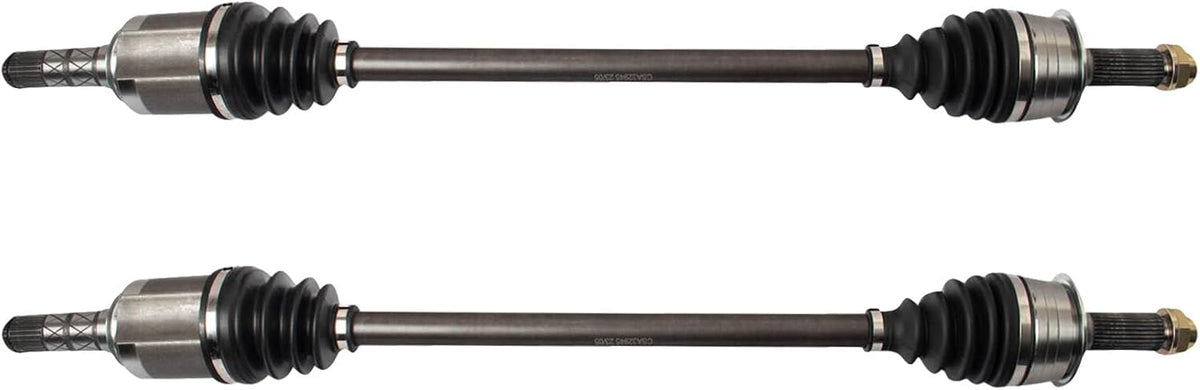 TRQ Front 2 Piece CV Axle Shaft Assembly Set
