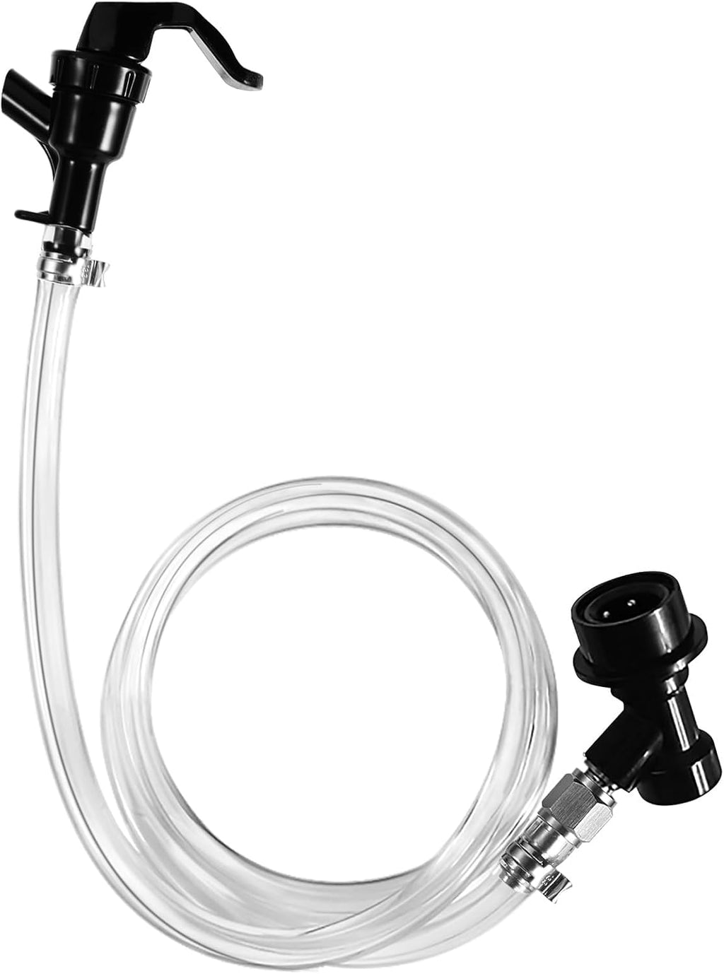 5ft Ball Lock Beer Line, Assembly Corny Keg Party Tap Beer Line | Ball Lock Liquid Quick Disconnect & Faucet Tap Kit