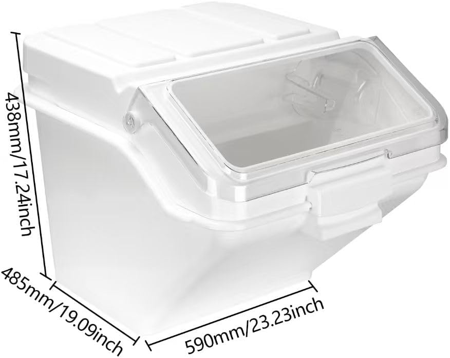 NSF 10 Gallon Ingredient Bin Rice Storage Container IB47L