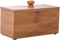 Bamboo Wood Sugar Packet Holder Tea Bag Holder with Lid, 6 Inch