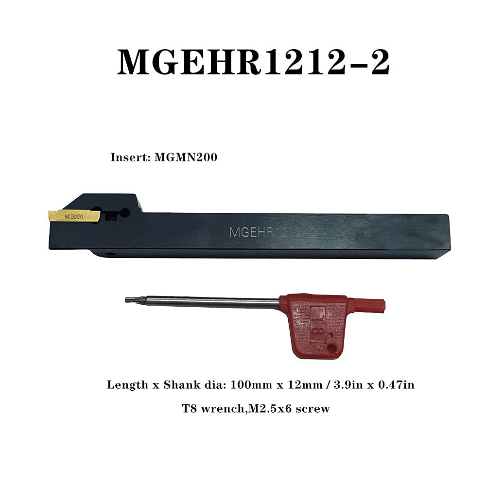 1/2'' Indexable Metal Lathe Turning Tool Holder with Carbide Turning Inserts