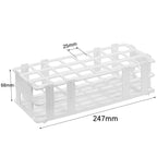 Plastic Lab Tube Rack Storage Stand Holder Detachable for 25mm ID, 24 Holes