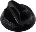WB03K10037 Thermostat Stove Control Knob Black for GE Hotpoint Range Oven