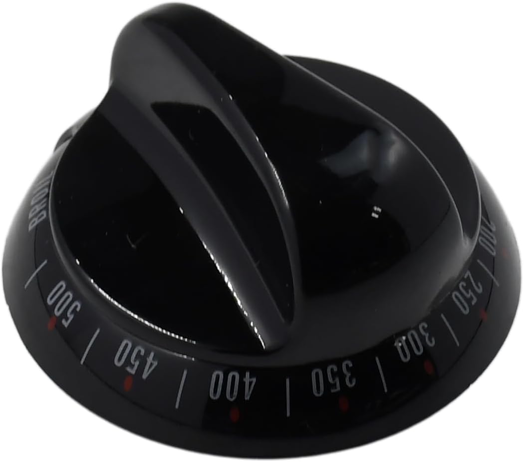 WB03K10037 Thermostat Stove Control Knob Black for GE Hotpoint Range Oven