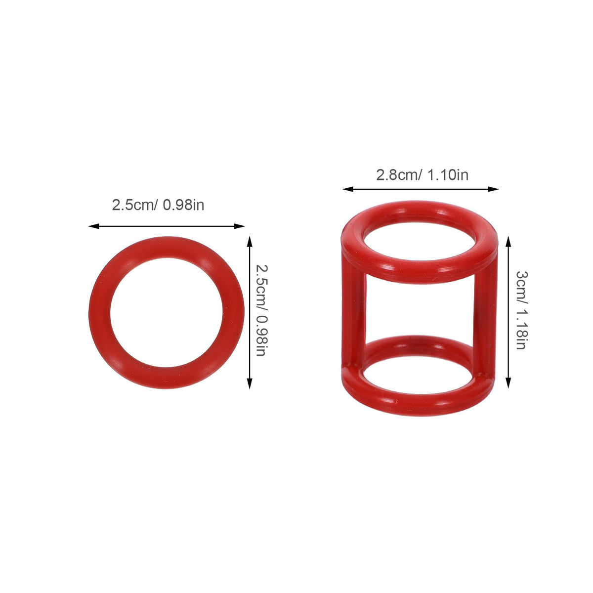 13Pcs Silicone Sealing Rings Valve Stem, Brown Replacement Gaskets