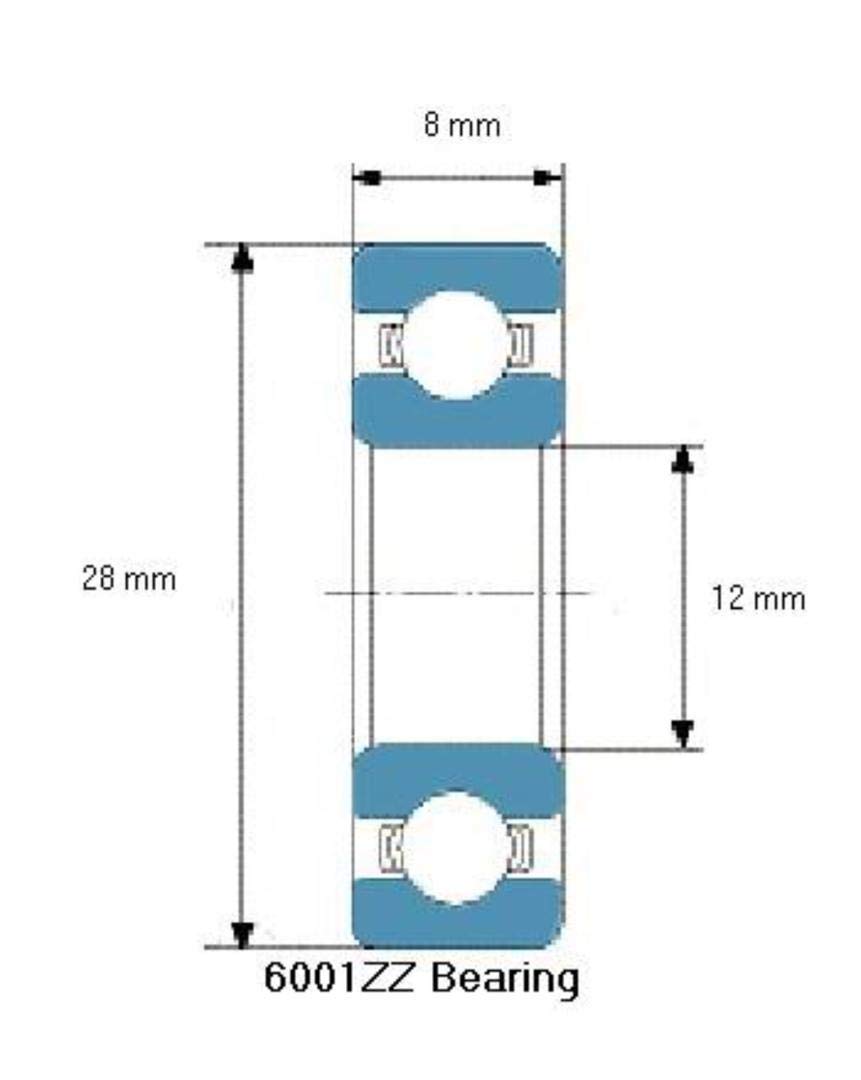 FAG 6005 2ZR C3, 2Z, ZZ, Deep Groove Roller Bearing, 6005 ZZ Same Day Shipping!!