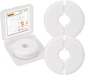 2pcs Wall Split Flange, white Self-Adhesive Pipe Cover Escutcheon Plate
