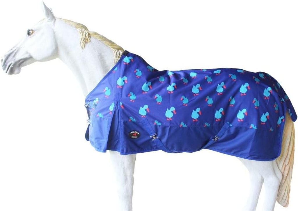 1200D Turnout Waterproof Rain Light-Weight Sheet Plaid Horse Blanket 3EE11G