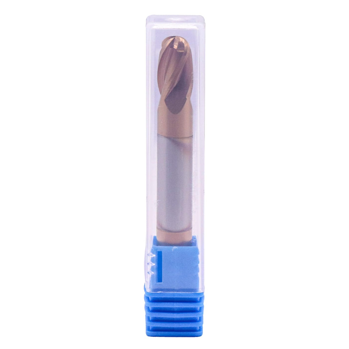 5/16" 4 Flute Solid Carbide Ball Nose End Mill, Double End, TiSiN Coated