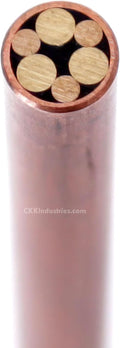 Mosaic Pin - (0.187 (3/16) Inch Diameter) - (620CBB) - (Copper Outer Material)(Brass Inner Material) - Decorative