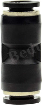 Beduan Pneumatic Push to Connect Fitting, 3/8" x 3/8" Tube OD Straight Quick Adapter Air Fitting （Pack of 10）