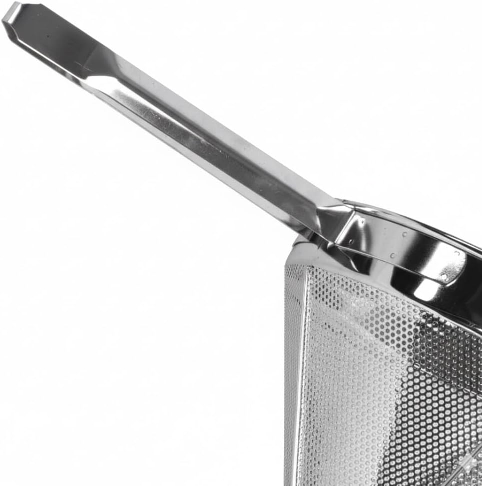 6 Qt 12 Inch Stainless Steel China Cap Strainer Fine Mesh- Cone Strainer for Sauces Juice Seeds Beans Food Strainer