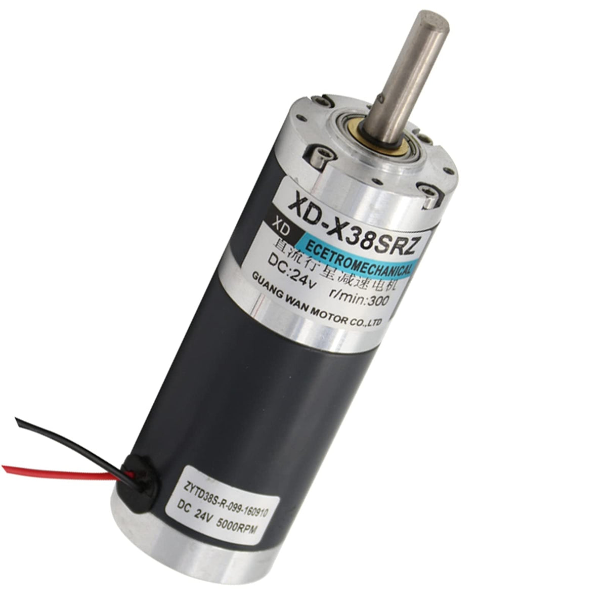 10-600 RPM Adjustable Motor DC12/24V Planetary DC Gear Motor 47.75kg.cm (12V, 100 RPM)