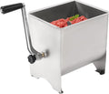 Meat Mixer, Stainless Steel Manual 20 Lbs Load Capacity Mince Machine, Food Chopper With Lid for Mixing Seasonings