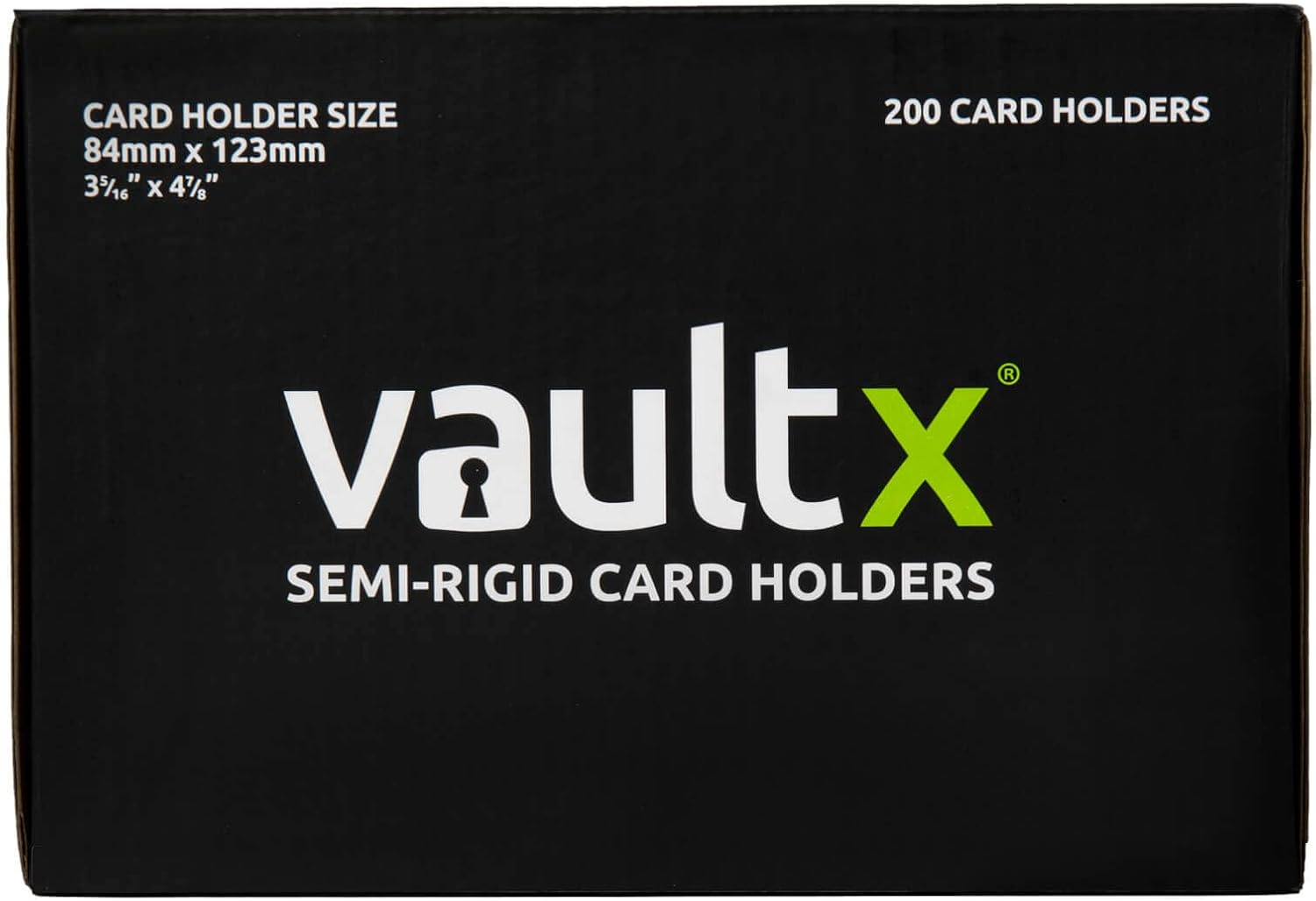 Semi Rigid Card Holders (200 Pack) Hard PVC Sleeves | Ideal for PSA & CGC grading submissions. Semi-rigid hard card