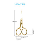 Professional Nose Hair Scissors Rounded Tip Stainless Steel