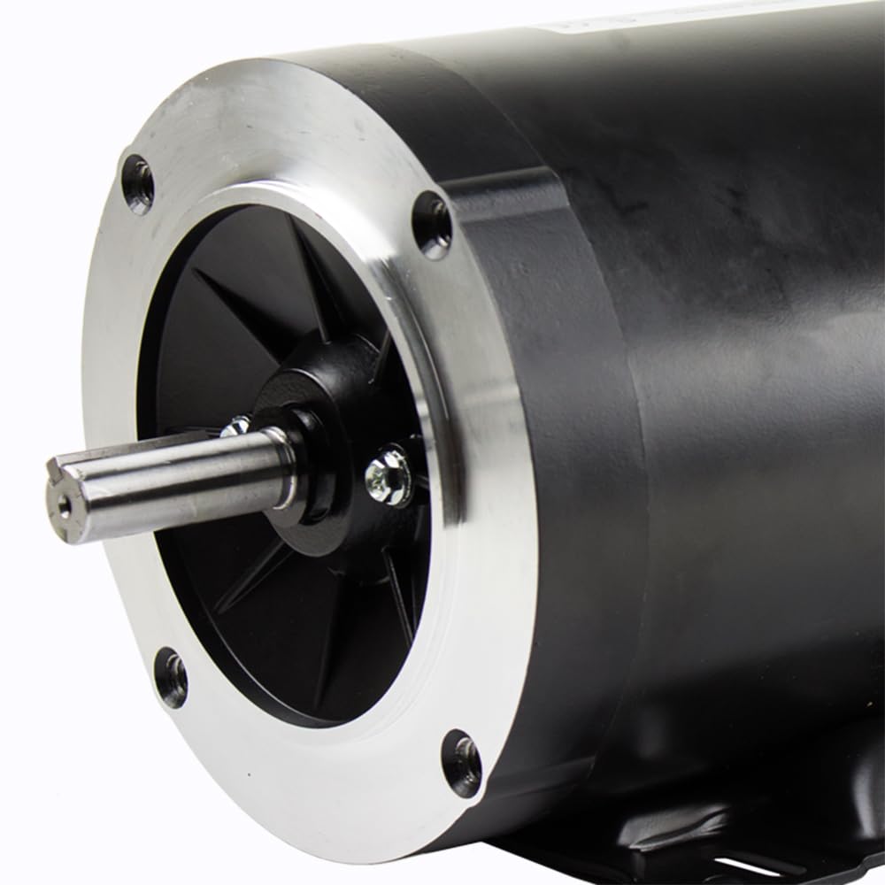 1 HP 3 Phase 56C Frame Electric Motor 1800 RPM TEFC