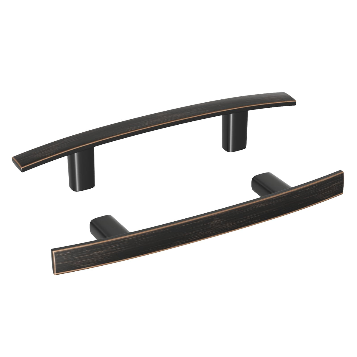 50 Pack Oil Rubbed Bronze Cabinet Pulls, Solid Zinc Alloy, 3 Inch CC