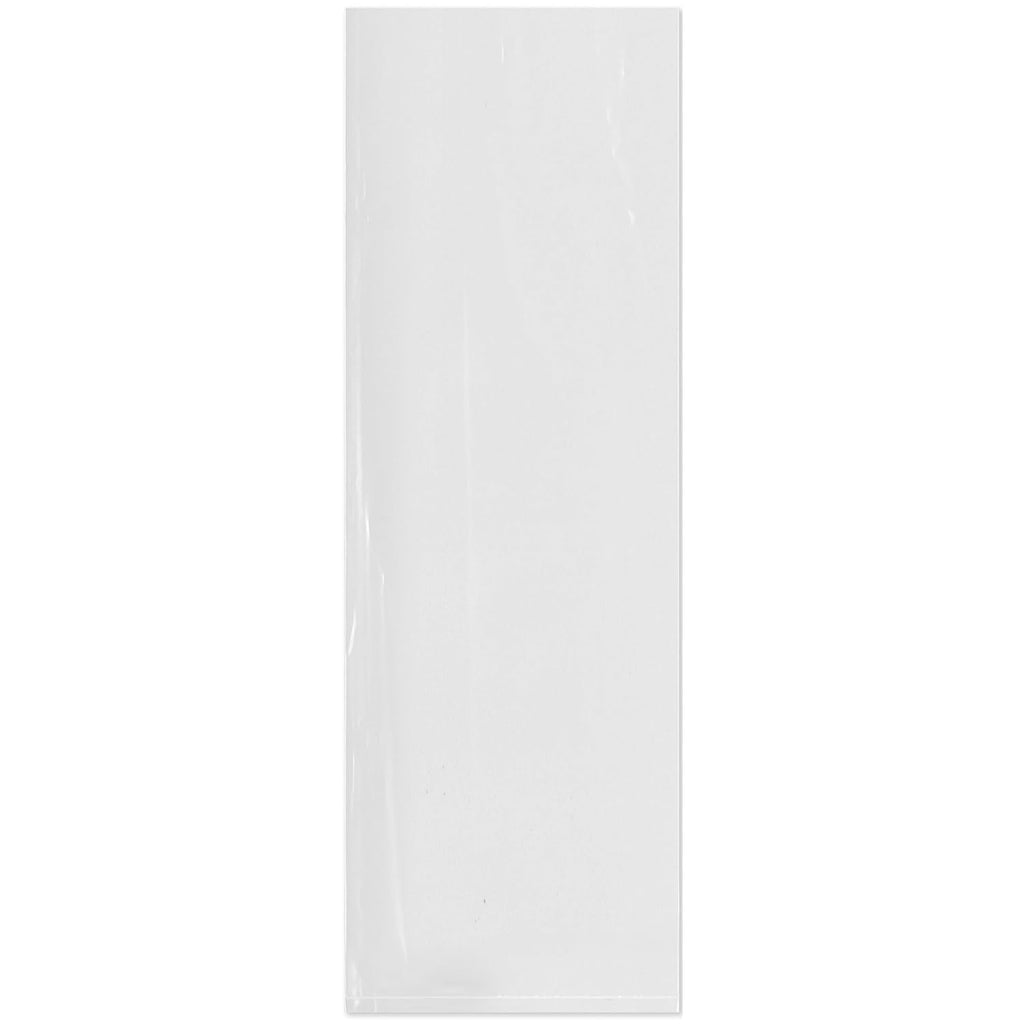 6 x 18 inch, 2 Mil Flat Open Clear Poly Bags (Pack of 100)