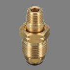 2 Packs Universal Propane LP LPG Gas Cylinder Tank Adapters Fitting Full Flow Brass Connector 1/4'' 6mm MNPT