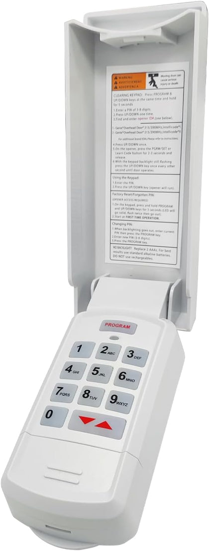 Garage Keypad Compatible with Genie Garage Door Opener Keypad