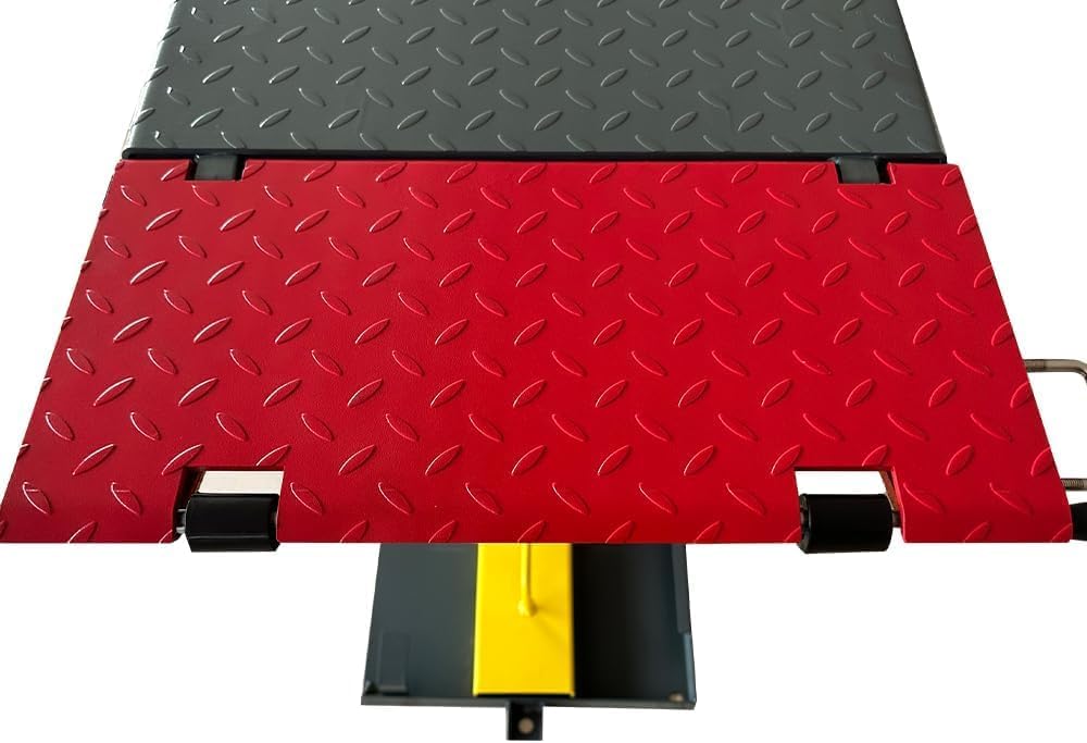 Portable Car Lift Mid Rise Scissor Lift 7000lbs Lifting Capacity Max. Lifting Height 39" (More Easy to Access)
