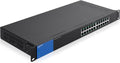 LGS124P 24 Port Gigabit Unmanaged Network PoE Switch with 12 PoE+ Ports @ 120W for Business, Office, IP Surveillance