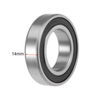uxcell 6007-2RS Deep Groove Ball Bearings Z2 35mm X 62mm X 14mm Double Shielded Carbon Steel 2pcs