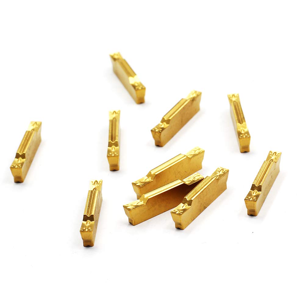 OSCARBIDE 10 pcs MGMN300 Carbide Grooving Inserts for MGEHR/MGIVR