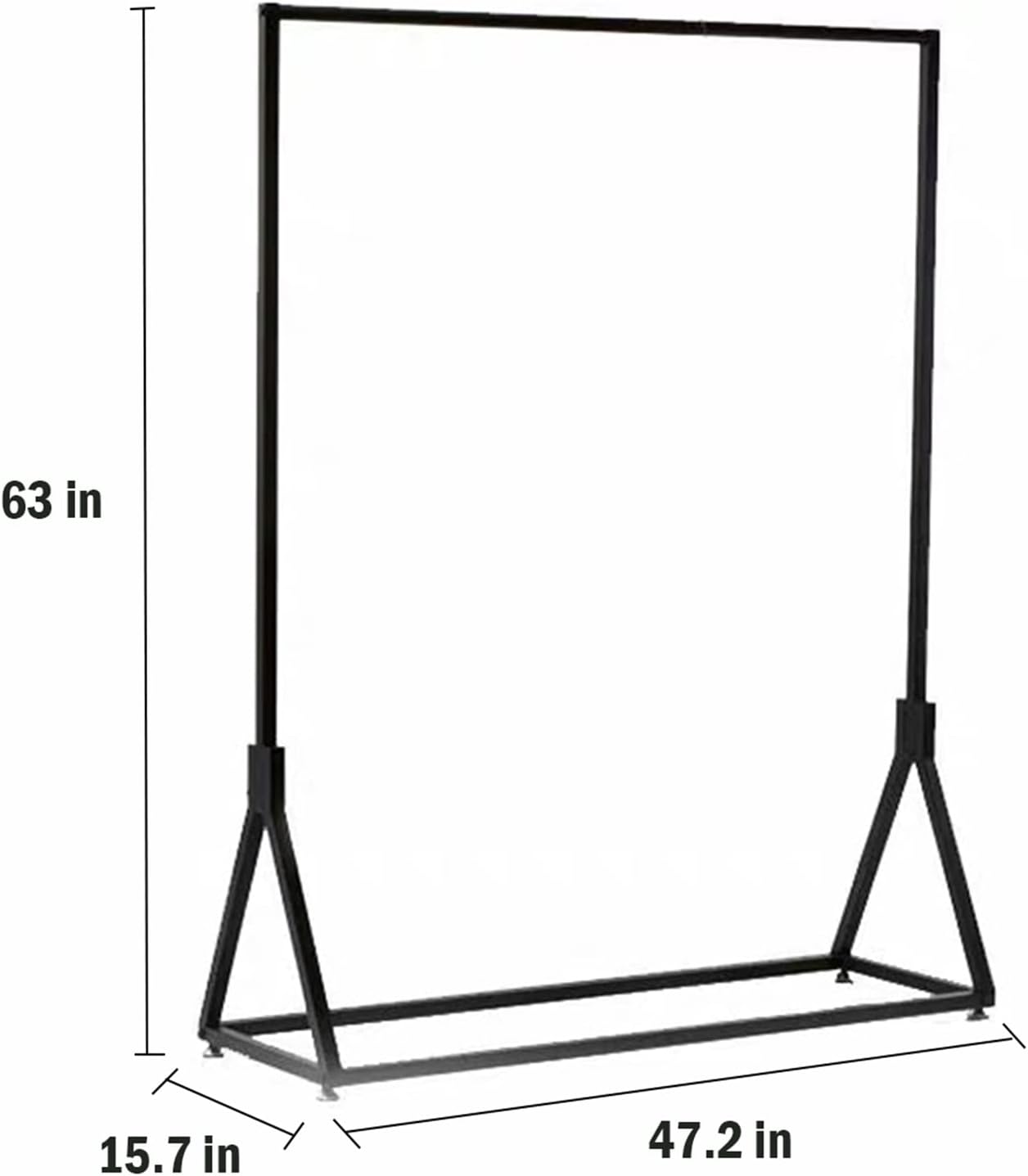 Modern Simple Heavy Duty Metal Rolling Garment Rack with Wheels,Retail Display Clothing Rack, Single Rod