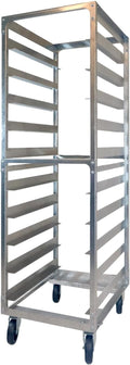 10 Tier Sheet pan Rack 6" Spacing Aluminum Pan Rack, Heavy-Duty Rack for Electronics & Pharma, Mobile Clean Room Rack