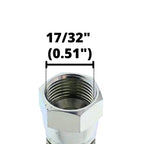 #6 SAE/ORB Male x 3/8" JIC Female Swivel Nut Hydraulic Fitting/Adapter | 6402-06-06