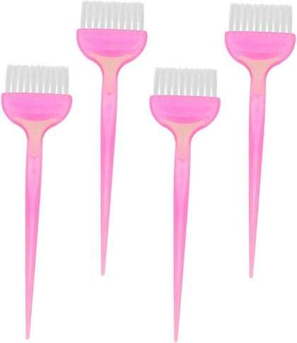 4pcs Hair Color Brush and Bowl Color Tint Brush Hair Applicator Dye Tint Applicator ing Dyeing Salon Major Bowl Set Abs