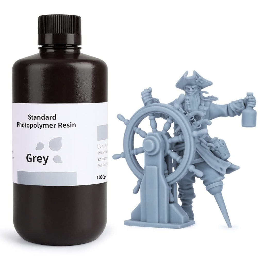ELEGOO Standard Photopolymer Resin LCD UV-Curing Resin 405nm 3D Printer Resin for Mars Saturn Jupiter MSLA DLP LCD 3D