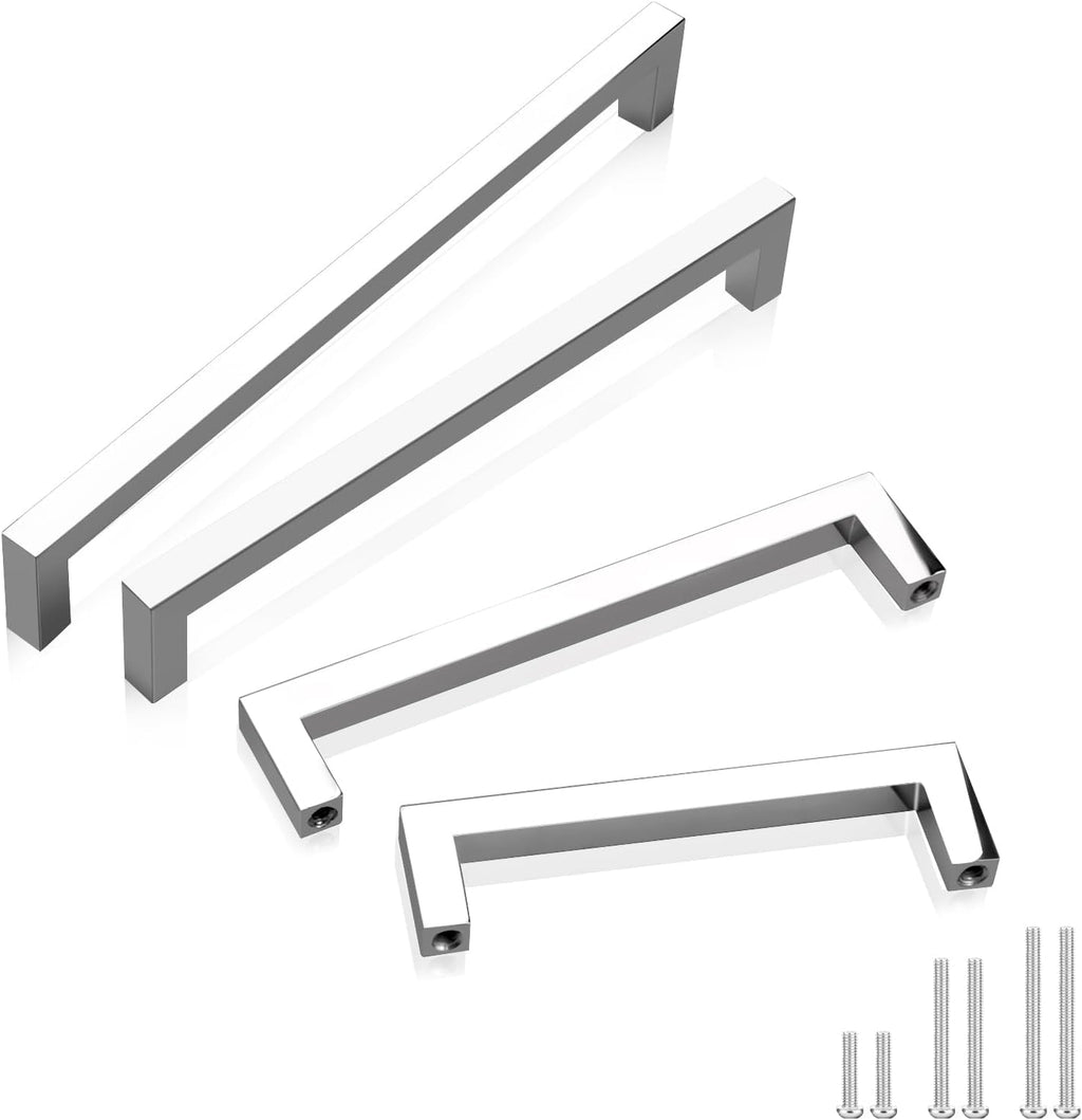 30 Pack Cabinet Pulls - Solid Zinc Alloy Kitchen Bathroom Cabinet Handle & Pull for Drawers, Dressers Cabinets