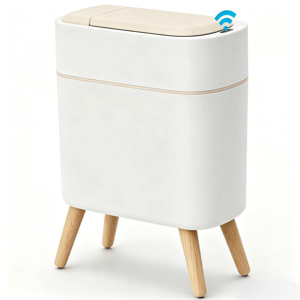 Motion Sensor Bathroom Trash Can with Lid - 2.5 Gal Smart Trash Bin