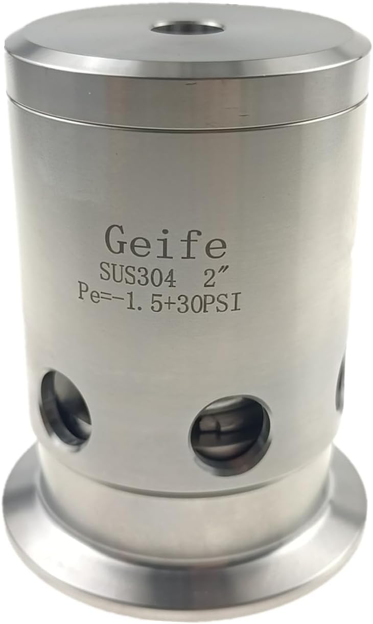 2" Tri Clamp PRV Fixed at 30 psi Pressure Relief Valve