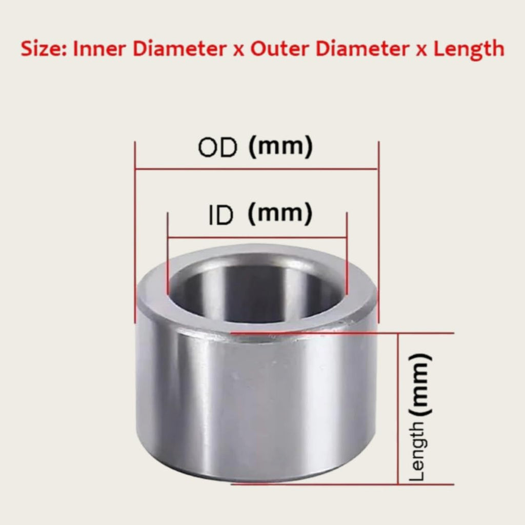 OKIYP 2pcs Steel Sleeve Bushing Bearing Inner Ring,Sleeve Bearings,ID 35mm，OD 40-50mm，Hight 20-35mm Hardware(35x46.2x31mm)