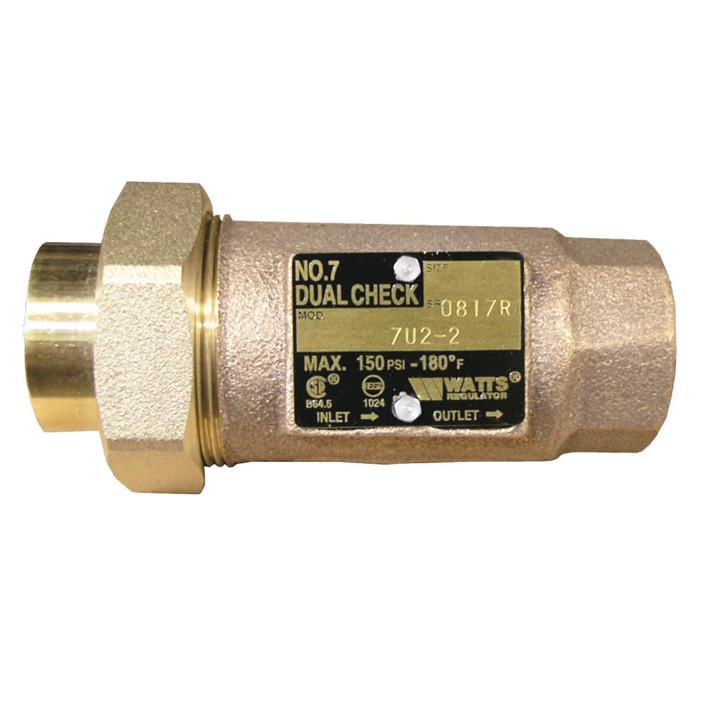 Watts LF7 U2-2 3/4 3/4-Inch Dual Check, Valve