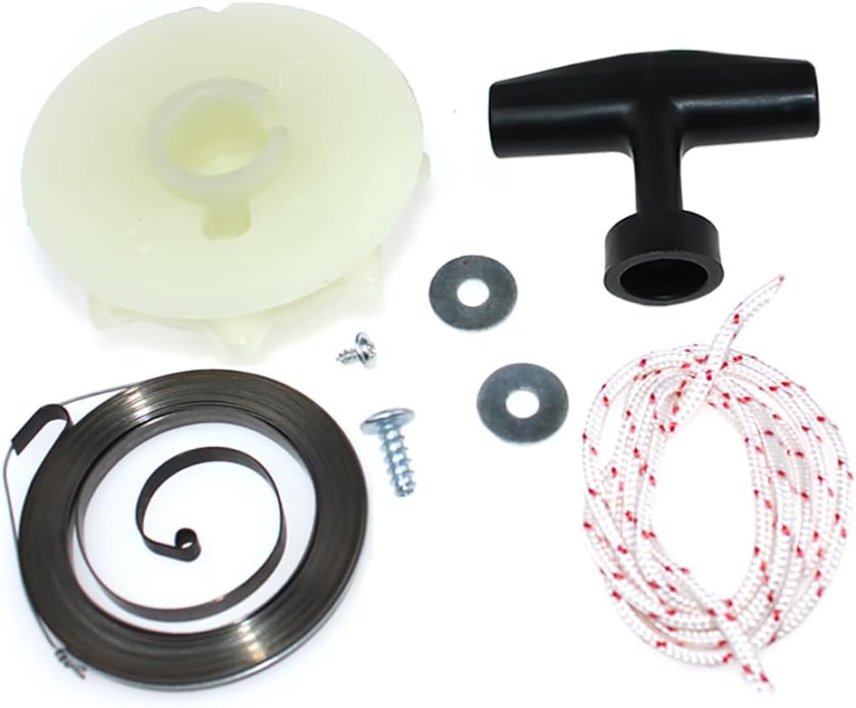 Recoil Starter Kit for Poulan 1900 1950 1975 2025 2050 2055 2075 2150 2155 2175 2250 2350 2375 2450 2550 2555FLW BH2160 BH2660 S1634 S1838LE SM4018 PPB1634LE