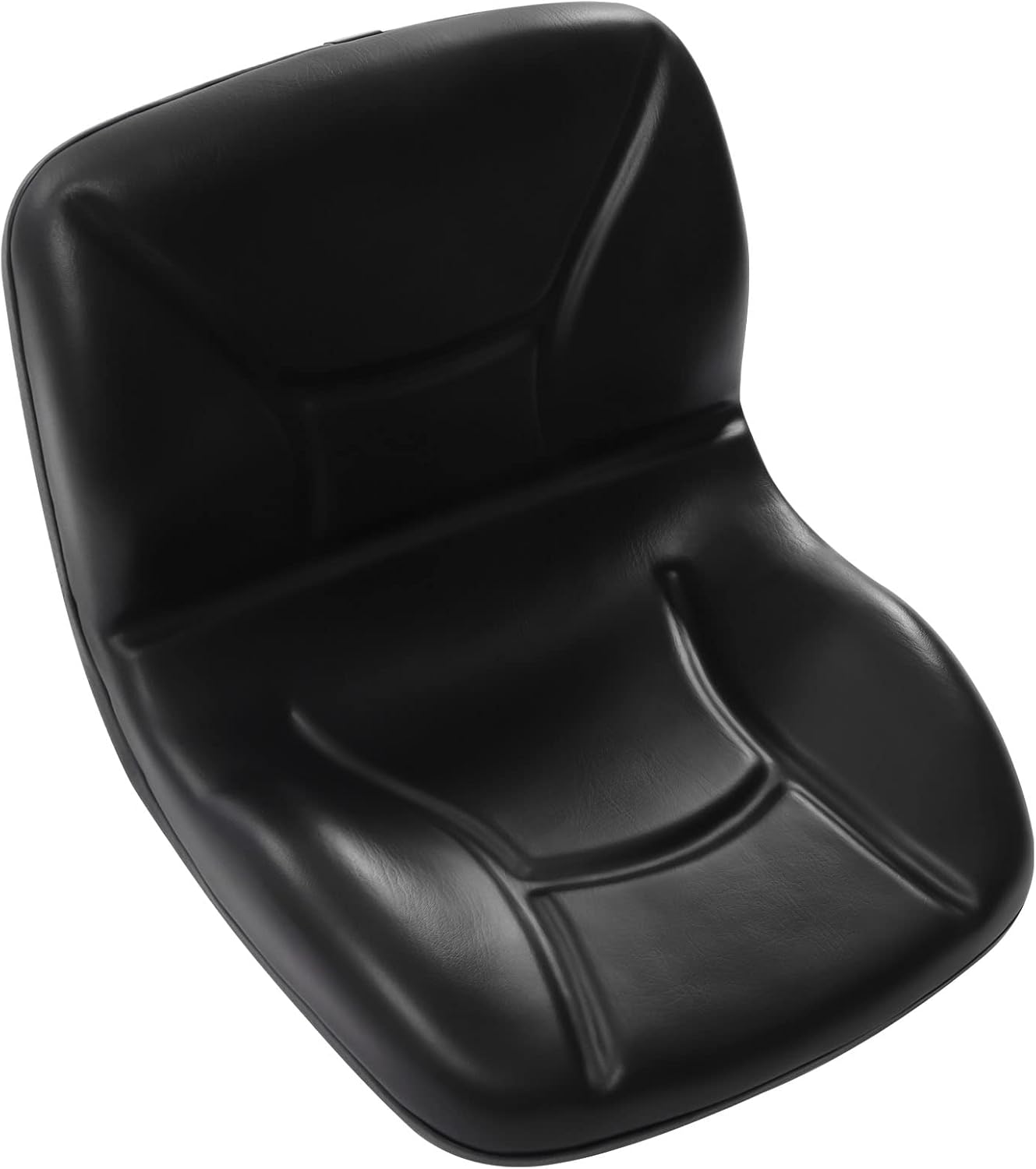 Universal Tractor Seat,High Back Compact Forklift Seat w/Pre-Drilled Holes | Lawn Mower Seat Replacement|High Back Seat