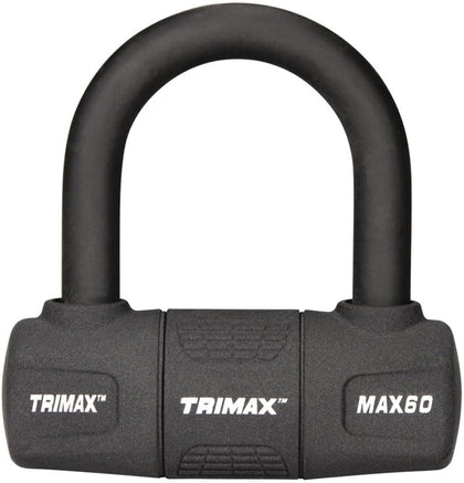MAX60 Black Short Shackle U-Lock with PVC Sleeve