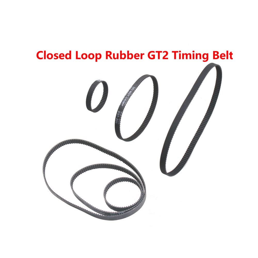 1PCS 3D Printer Belt Closed Loop Rubber GT2 Timing Belt 2GT-6 Width 6mm Compatible UM2 Slider,610mm