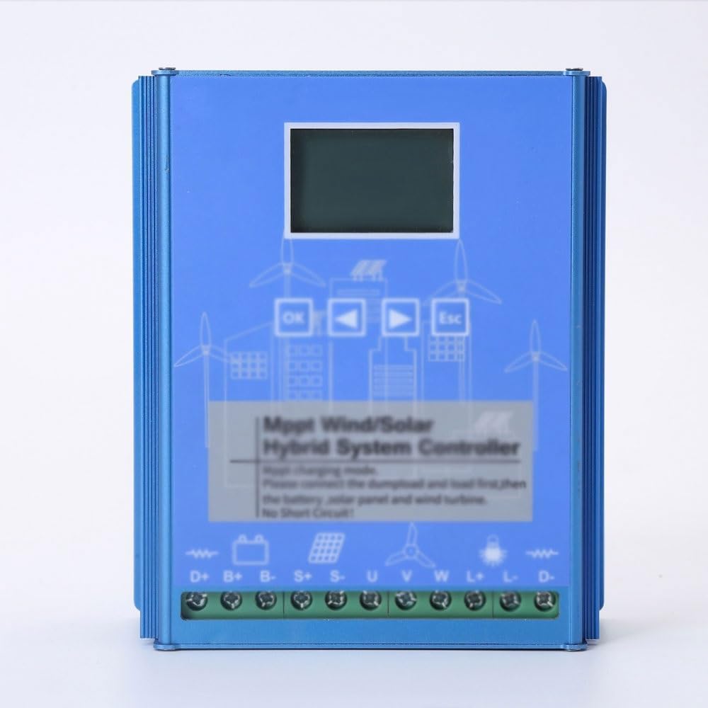200W 300W 400W 500W 600W 800W 1KW Off Grid MPPT Wind Solar Hybrid Charge Controller 12V/24V/48V Wind Turbine