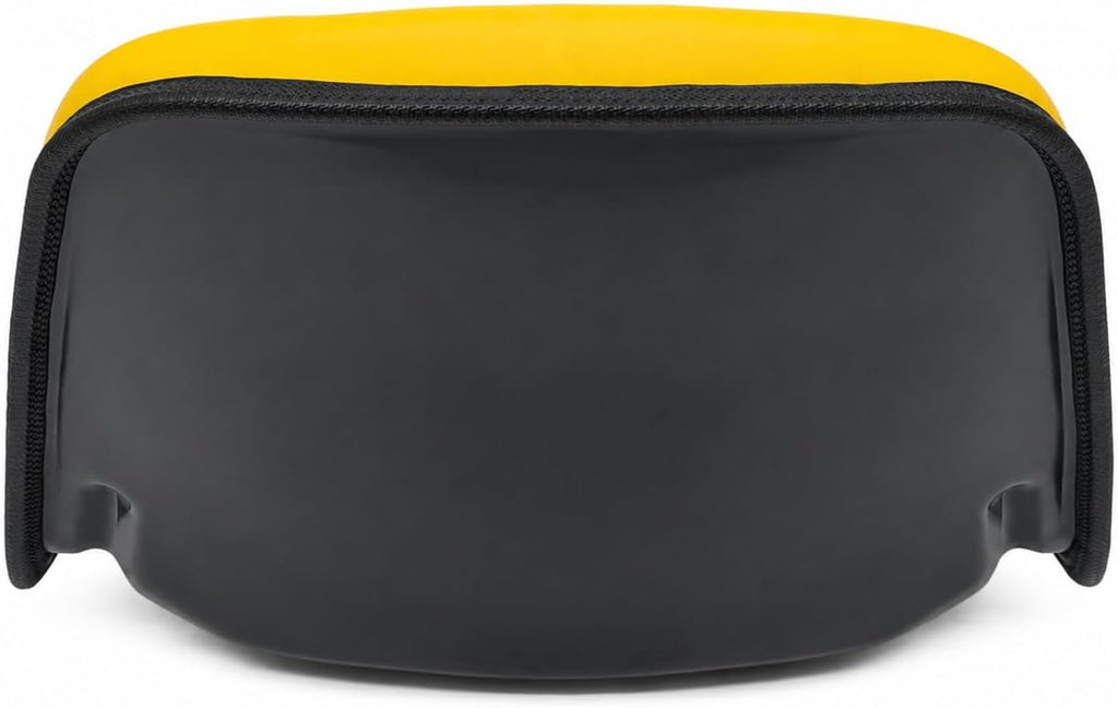 Yellow Steel-Pan Mid-Back Lawn Mower & Garden Tractor Seat