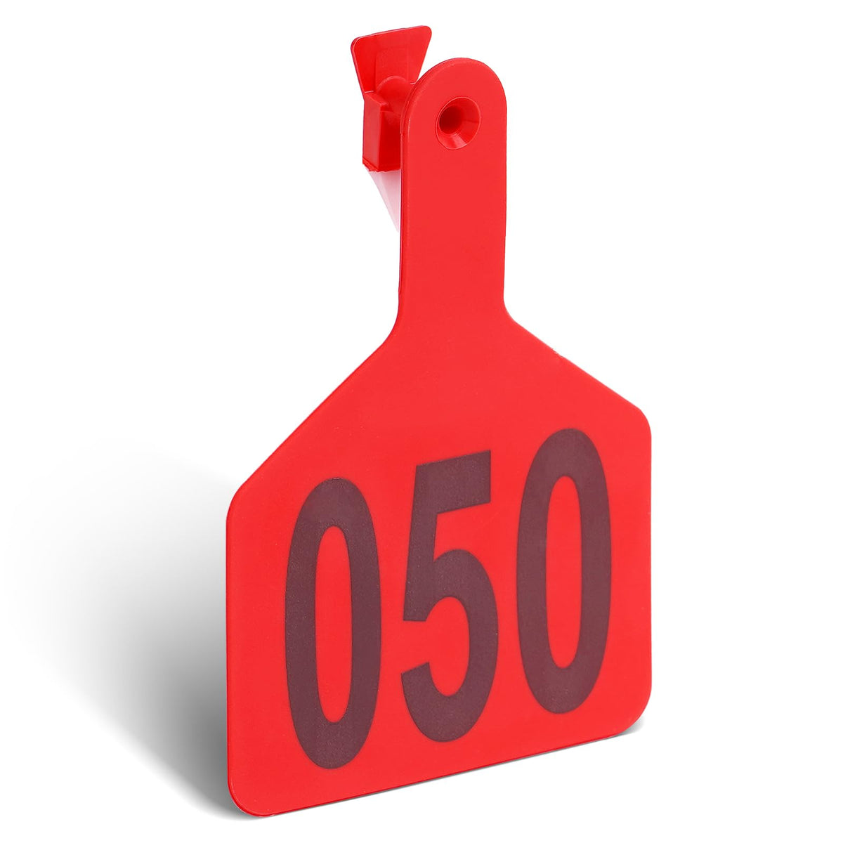 Cattle Ear Tags Numbered 50 Pcs Large Cow Tags Red